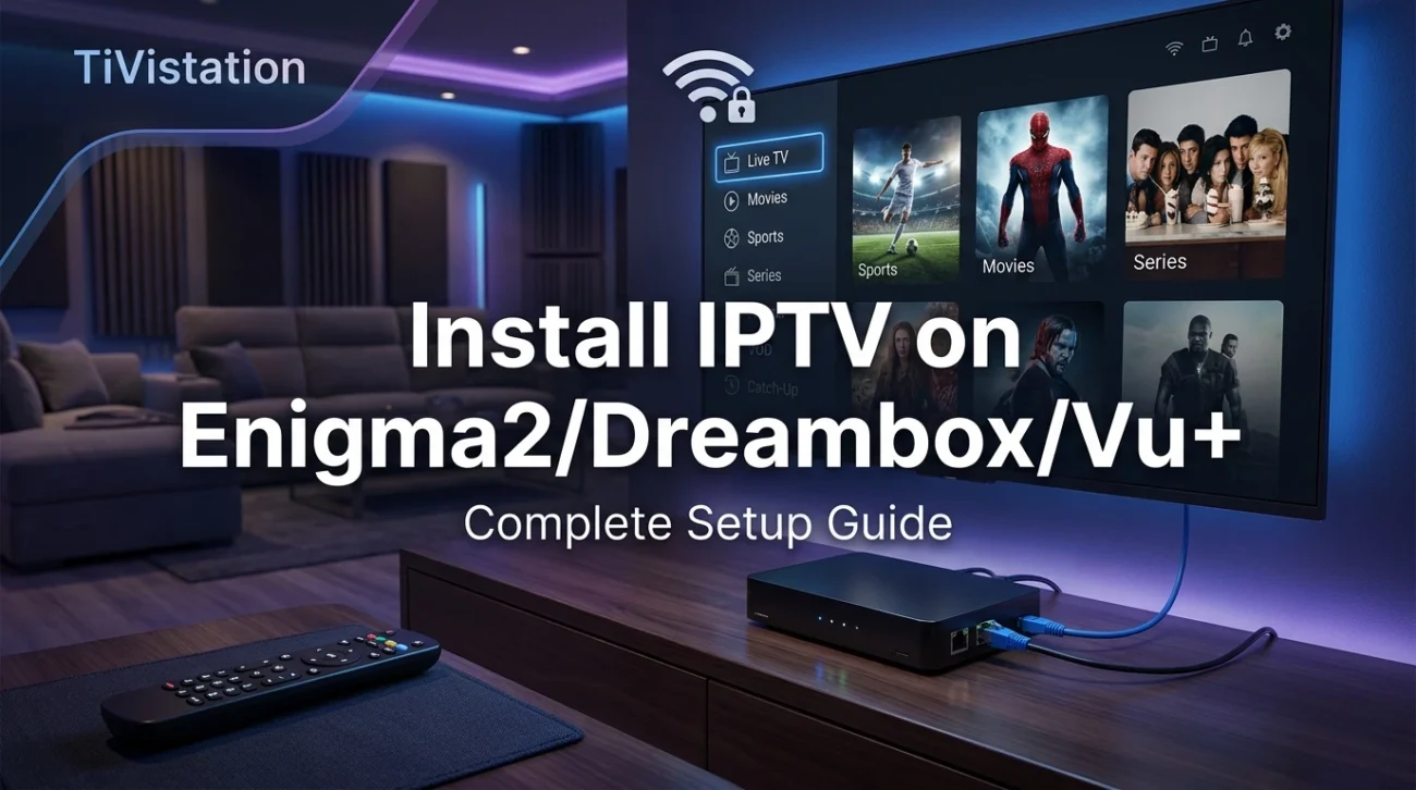 Install IPTV on Enigma2 Dreambox Vu+ with TiVistation