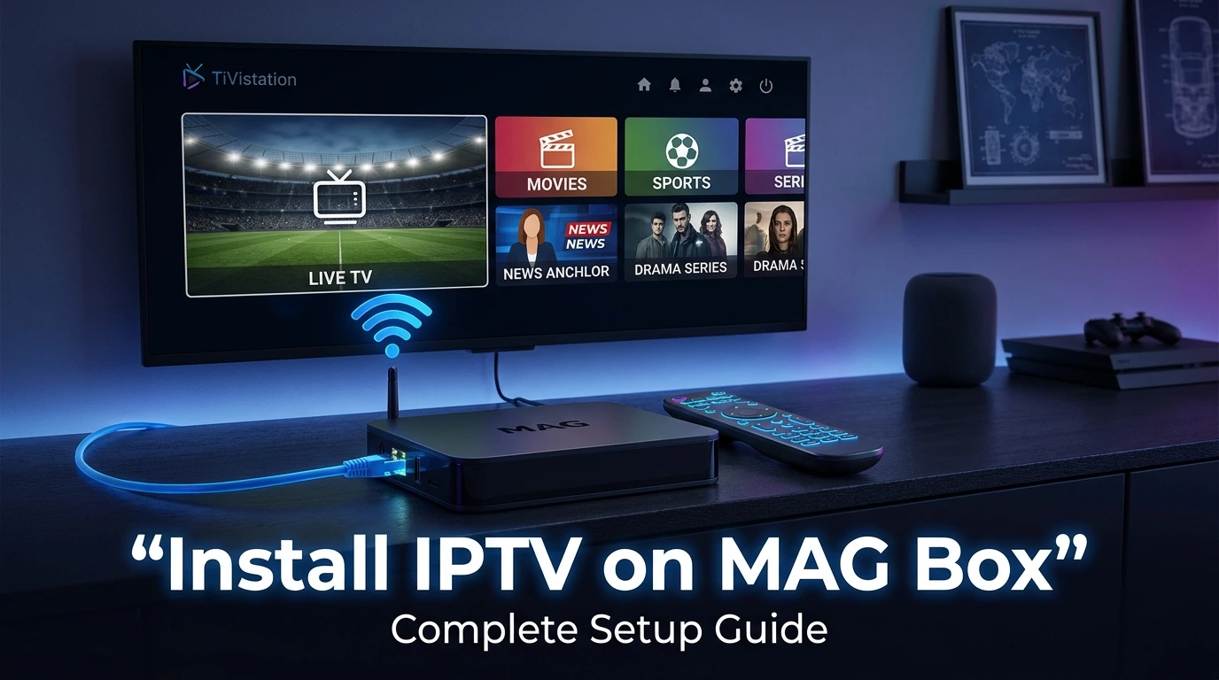 Install IPTV on MAG Box with TiVistation