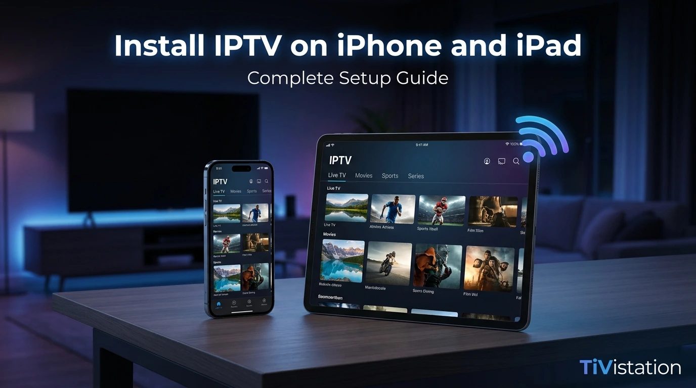 Install IPTV on iPhone and iPad with TiVistation